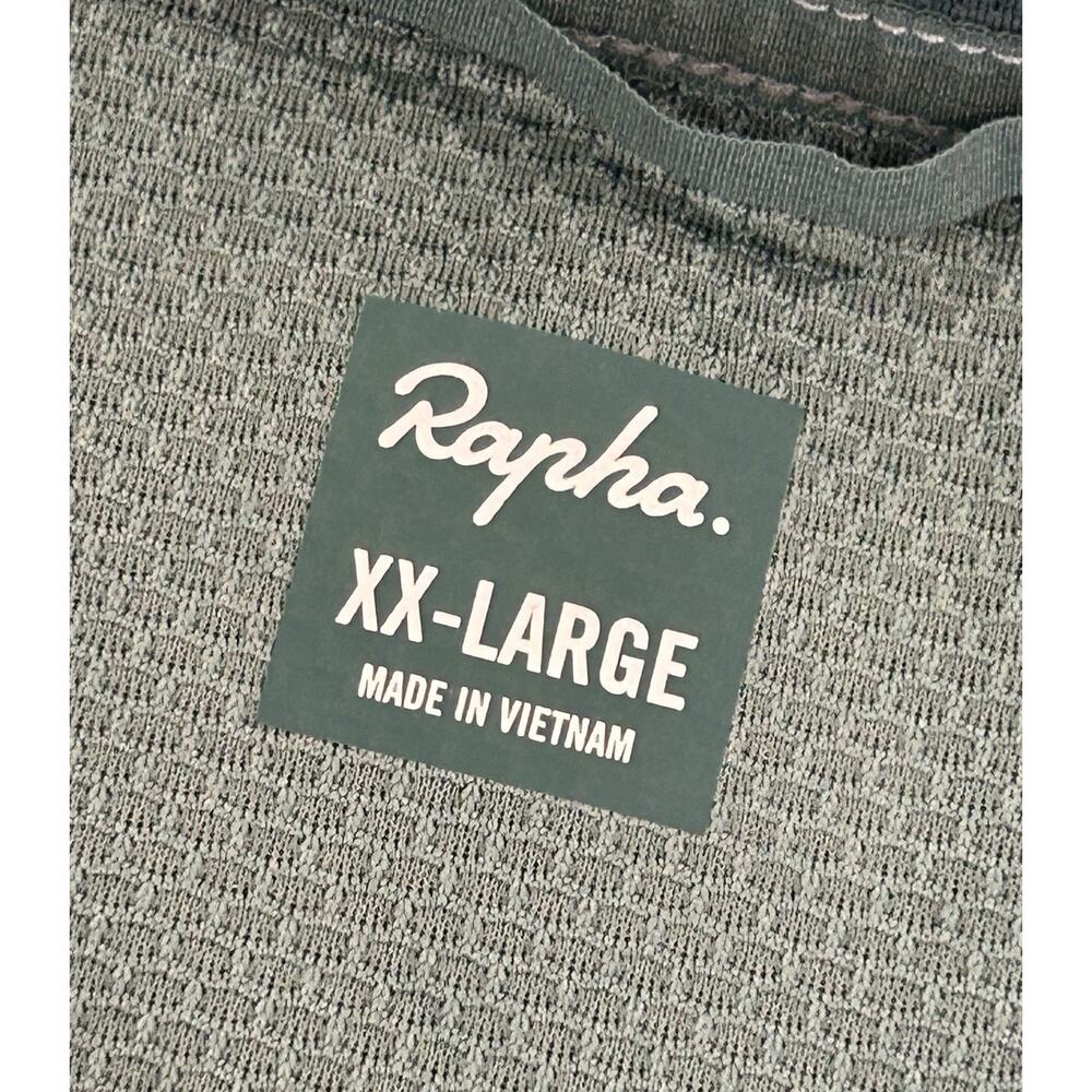 Rapha Indoor Training T Shirt Mens Size 2XL Green Sleeveless Mesh - Picture 4 of 5